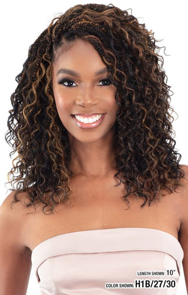 MODEL MODEL 3X Italian Curl Boho Box Braid 14